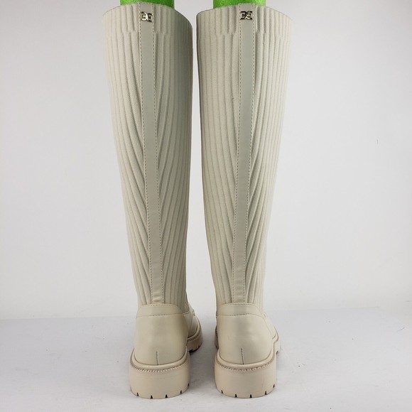 Sam Edelman Lila Knee High Boots Womens Stretch Ribbed - Picture 8 of 16